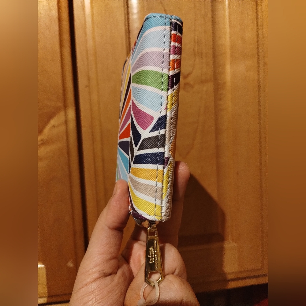 Authentic Trina Turk Colorful Geometric Pattern Wallet